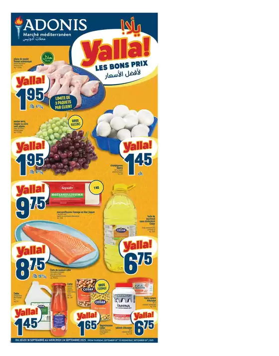 Marché Adonis catalogue in Hudson | Weekly | 2025-09-18T00:00:00.000Z - 2025-09-24T00:00:00.000Z