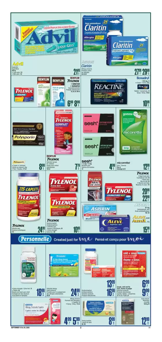 Current special promotions