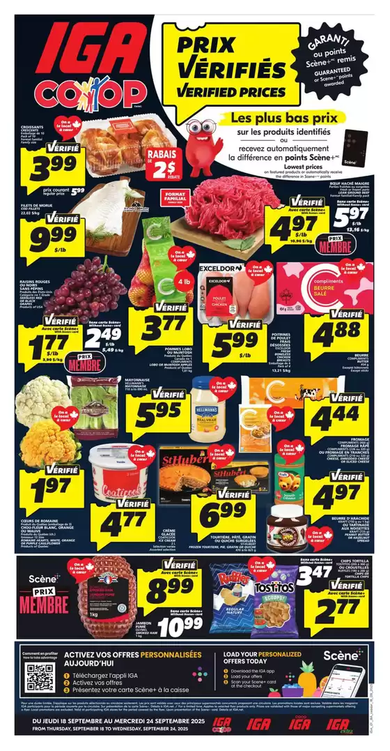 IGA Extra catalogue in Hudson | Exclusive deals for our customers | 2025-09-18T00:00:00.000Z - 2025-09-24T00:00:00.000Z