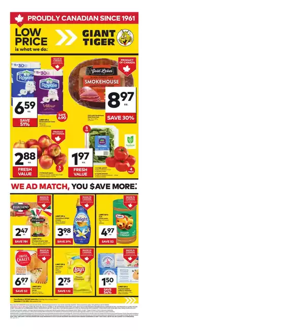 Giant Tiger catalogue | Attractive special offers for everyone | 2025-09-17T00:00:00.000Z - 2025-09-23T00:00:00.000Z
