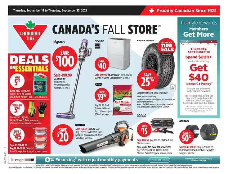 Canadian Tire catalogue | Exclusive deals and bargains | 2025-09-18T00:00:00.000Z - 2025-09-25T00:00:00.000Z