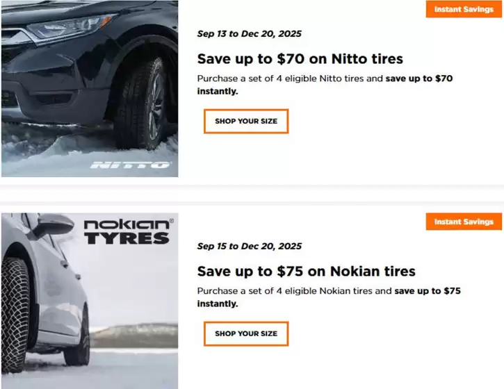 Kal Tire catalogue in Seaforth ON | Instant savings  | 2025-09-17T00:00:00.000Z - 2025-12-20T00:00:00.000Z
