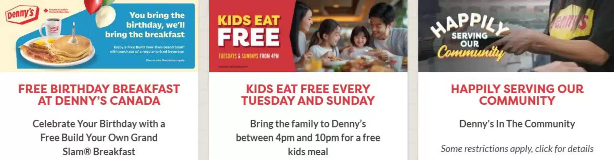 Denny's catalogue in New Tecumseth | Promotions you need to know about! | 2025-09-17T00:00:00.000Z - 2025-10-01T00:00:00.000Z
