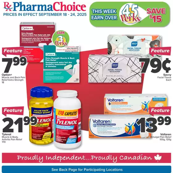 PharmaChoice catalogue in Gatineau | Great offer for all customers | 2025-09-18T00:00:00.000Z - 2025-09-24T00:00:00.000Z