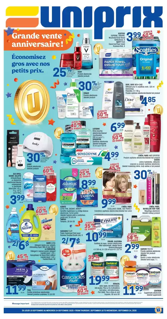Uniprix Weekly ad
