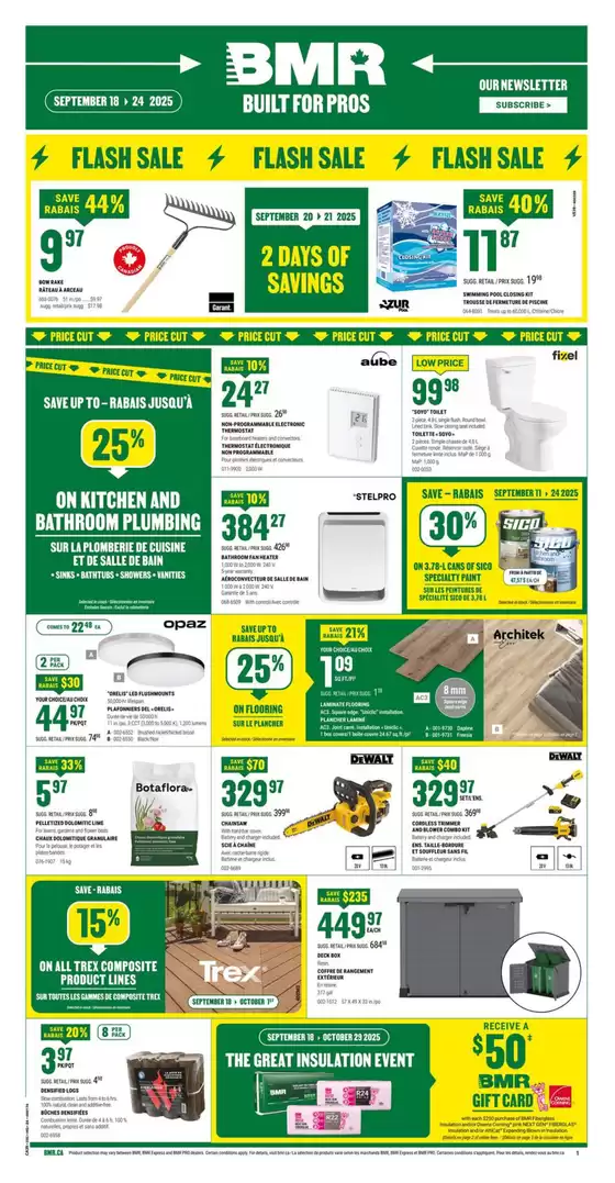 Exclusive deals and bargains