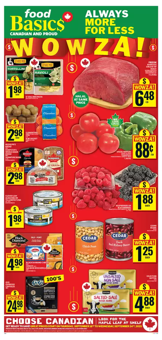 Food Basics catalogue in Chilliwack | Special offers for you | 2025-09-18T00:00:00.000Z - 2025-09-24T00:00:00.000Z