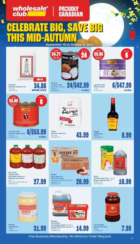 Wholesale Club catalogue in Mulgrave | New offers to discover | 2025-09-18T00:00:00.000Z - 2025-10-08T00:00:00.000Z