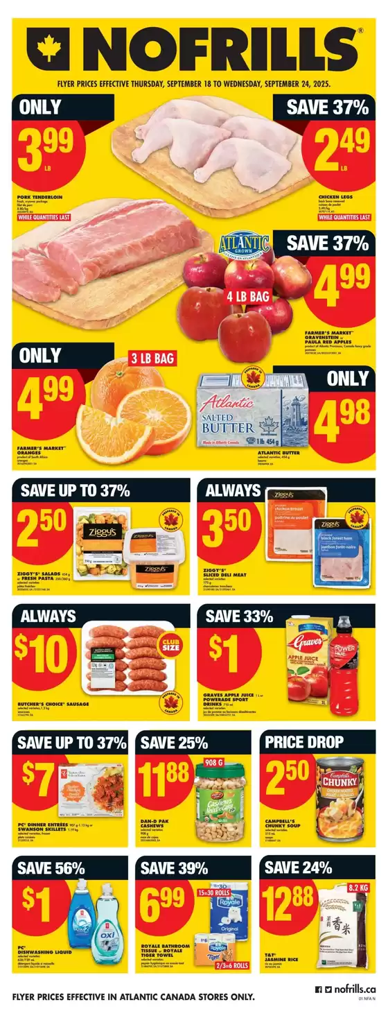 No Frills Weekly ad
