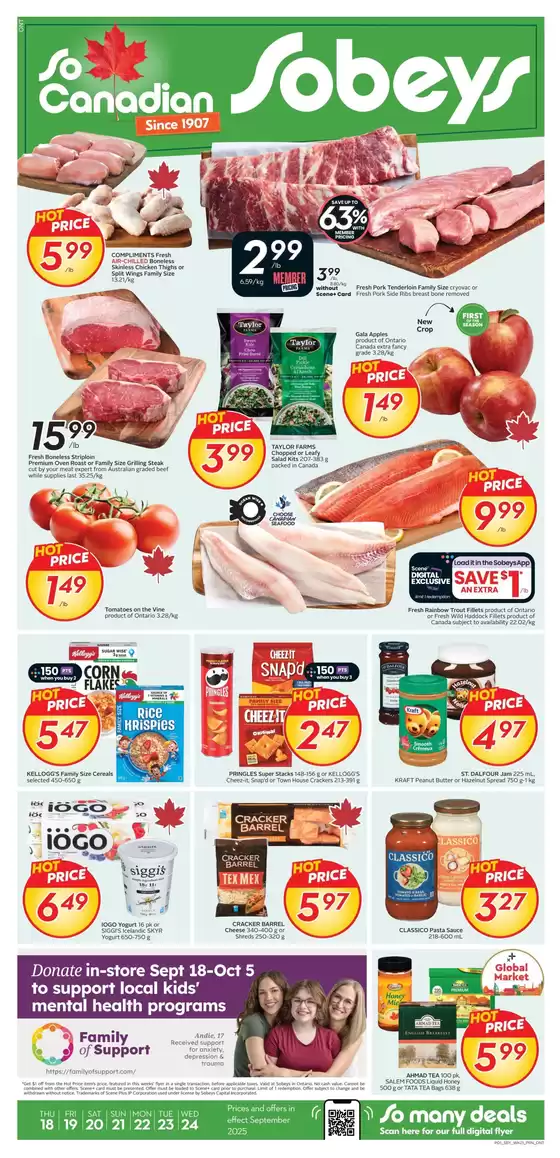Sobeys catalogue in Chatham-Kent | Top offers for all bargain hunters | 2025-09-18T00:00:00.000Z - 2025-09-24T00:00:00.000Z