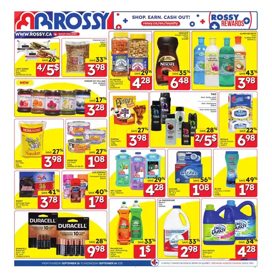 Rossy catalogue | Top offers for smart savers | 2025-09-18T00:00:00.000Z - 2025-09-24T00:00:00.000Z
