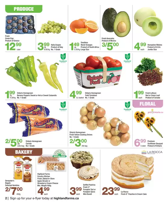 Highland Farms flyer