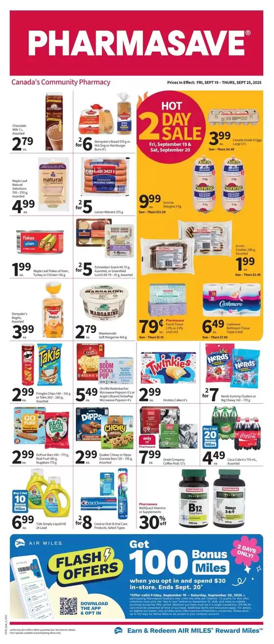Pharmasave catalogue in Laval | Top offers for smart savers | 2025-09-19T00:00:00.000Z - 2025-09-25T00:00:00.000Z