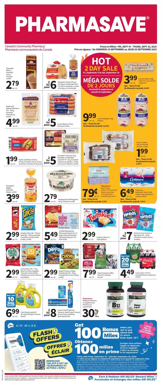 Pharmasave catalogue in Laval | Top offers for all bargain hunters | 2025-09-19T00:00:00.000Z - 2025-09-25T00:00:00.000Z