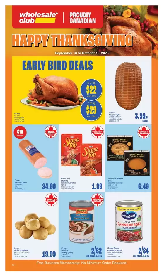 Wholesale Club catalogue | Special offers for you | 2025-09-18T00:00:00.000Z - 2025-10-15T00:00:00.000Z