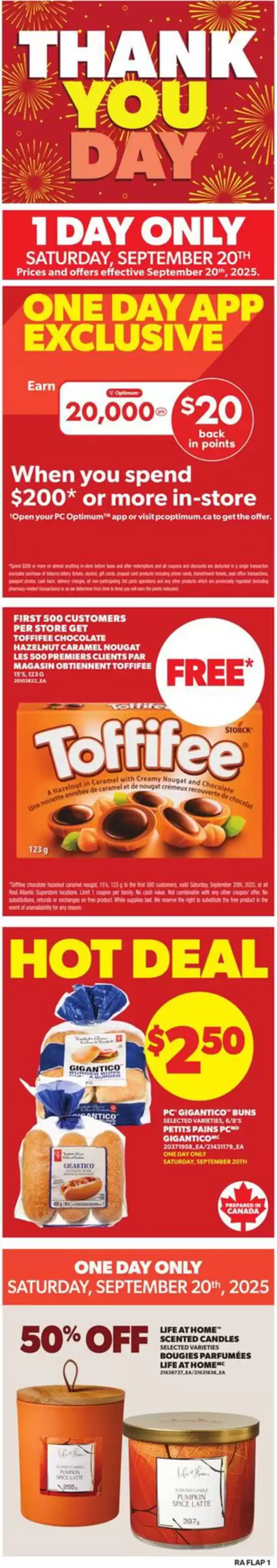 Atlantic Superstore catalogue in Saint John | Weekly flyer  | 2025-09-18T00:00:00.000Z - 2025-09-24T00:00:00.000Z