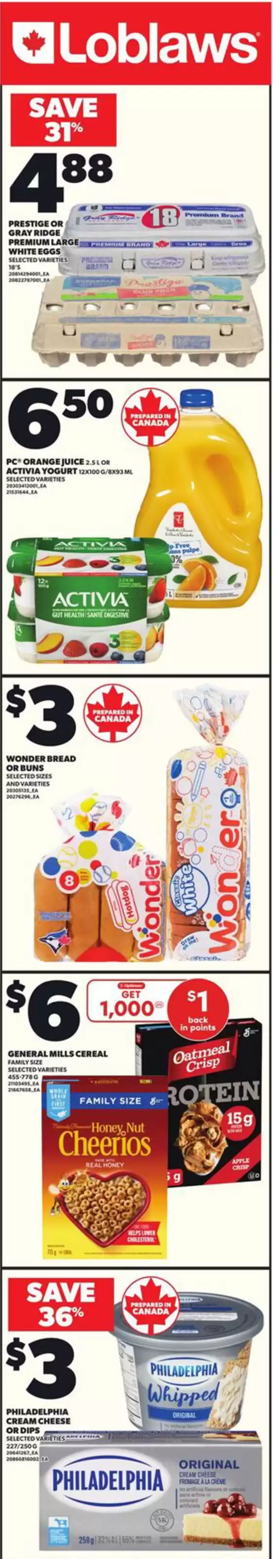 Weekly flyer