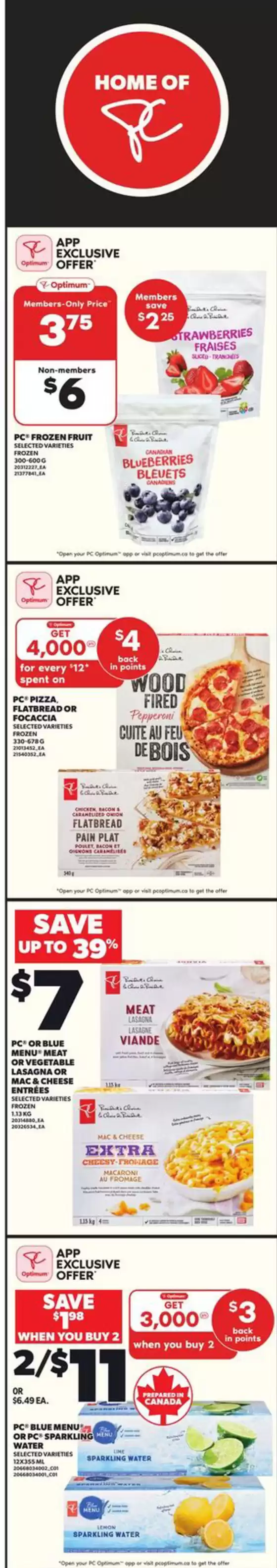 Weekly flyer