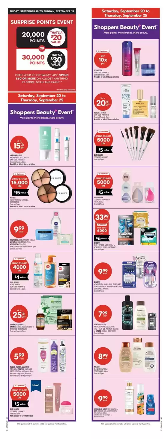 Shoppers Drug Mart catalogue in St. John's | Exclusive bargains | 2025-09-20T00:00:00.000Z - 2025-09-25T00:00:00.000Z