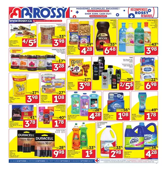 Rossy catalogue in Sainte-Thérèse | Weekly Ad | 2025-09-18T00:00:00.000Z - 2025-09-24T00:00:00.000Z