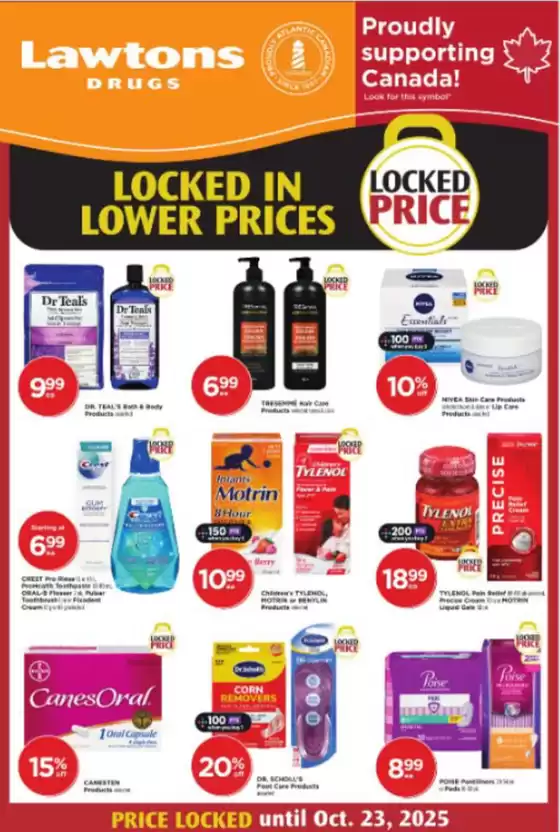 Lawtons Drugs catalogue in Vaughan | Locked in lower prices  | 2025-09-19T00:00:00.000Z - 2025-09-23T00:00:00.000Z