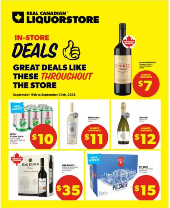 Real Canadian Liquostore catalogue in Burlington | Great deals  | 2025-09-22T00:00:00.000Z - 2025-09-24T00:00:00.000Z