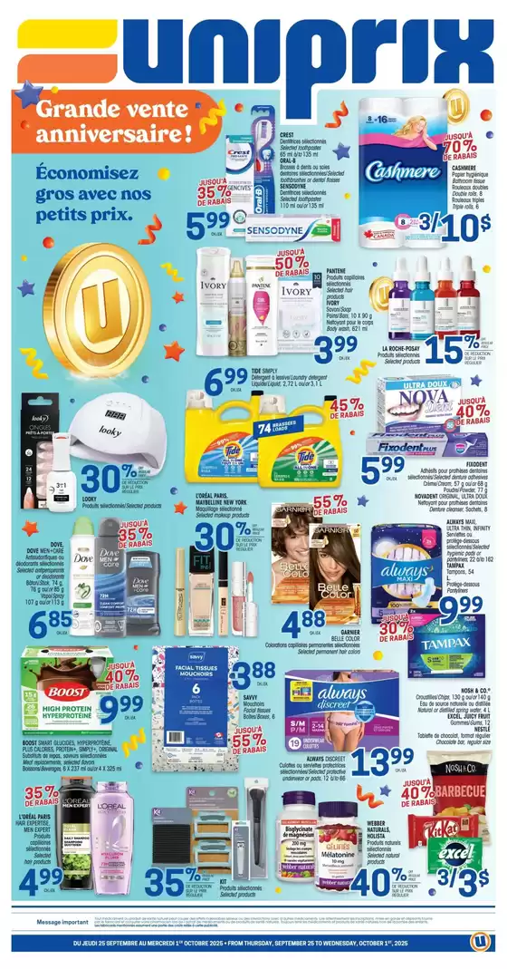 Uniprix Weekly ad
