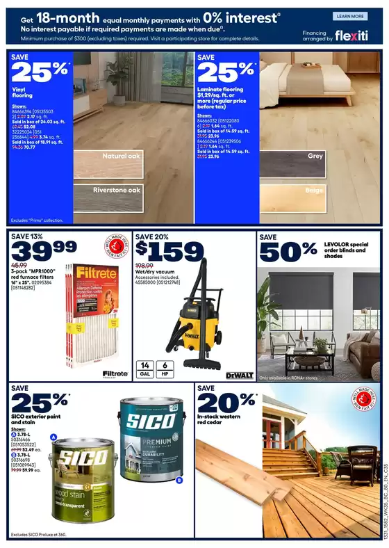 Wide range of offers