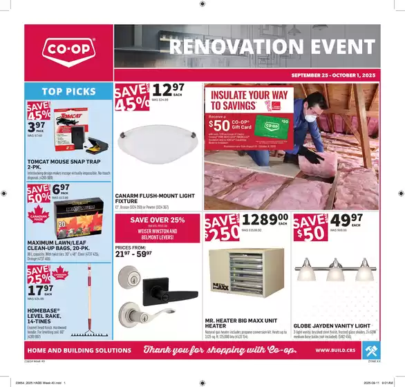 Co-op Home Centre catalogue in Kingston | Home Centre | 2025-09-25T00:00:00.000Z - 2025-10-01T00:00:00.000Z