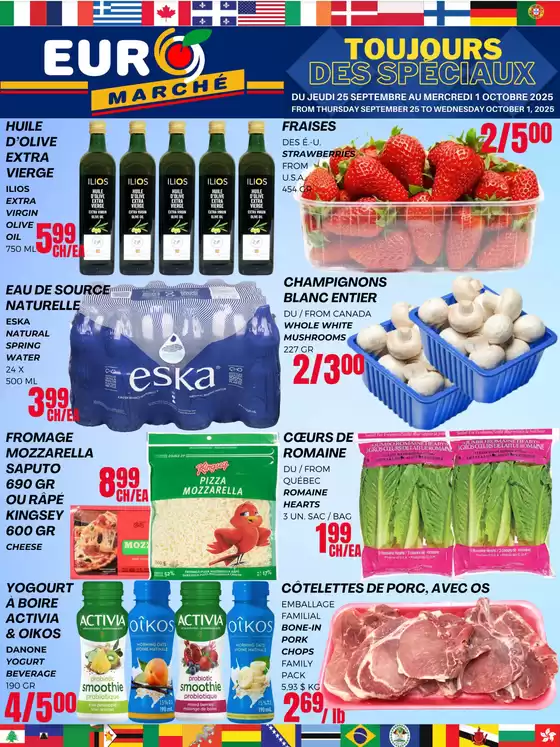 Euromarché catalogue in Bradford West Gwillimbury | Exclusive deals and bargains | 2025-09-25T00:00:00.000Z - 2025-10-09T00:00:00.000Z