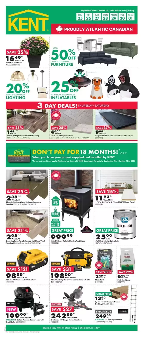 Kent catalogue in Halifax | Kent Weekly ad | 2025-09-25T00:00:00.000Z - 2025-10-01T00:00:00.000Z