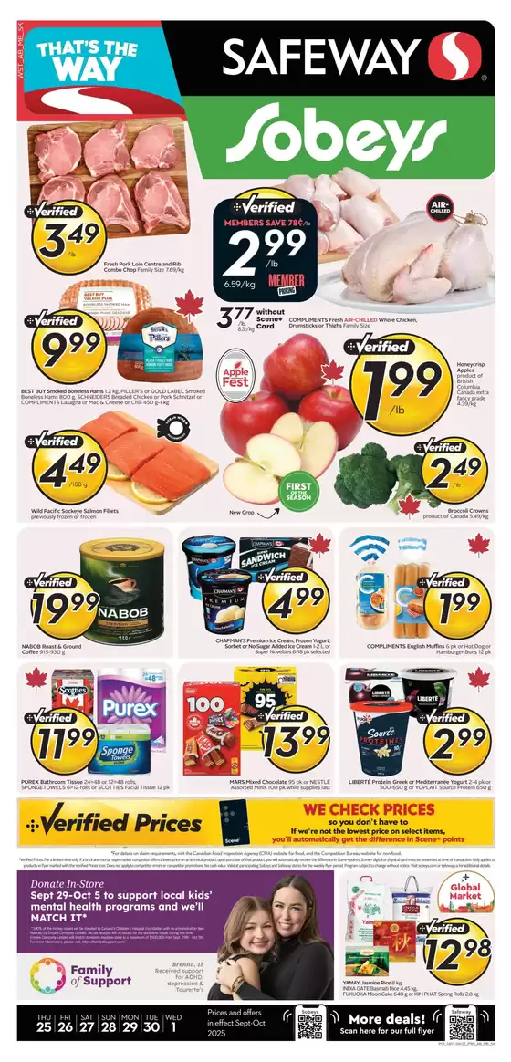 Sobeys catalogue in Battleford | Offers for bargain hunters | 2025-09-25T00:00:00.000Z - 2025-10-01T00:00:00.000Z