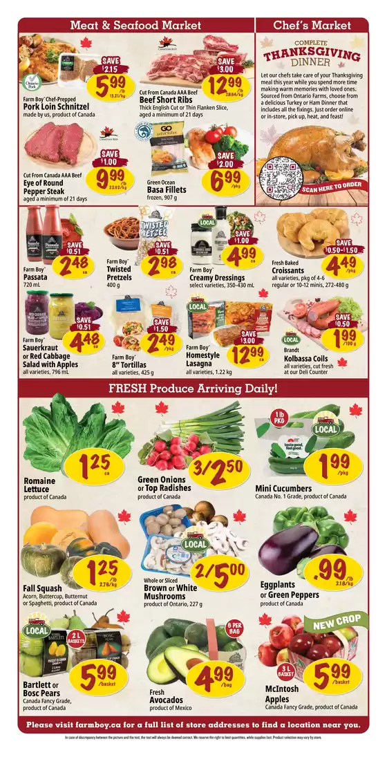 Farm Boy weekly flyer
