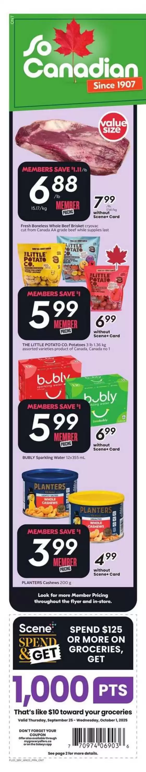 Sobeys Weekly ad