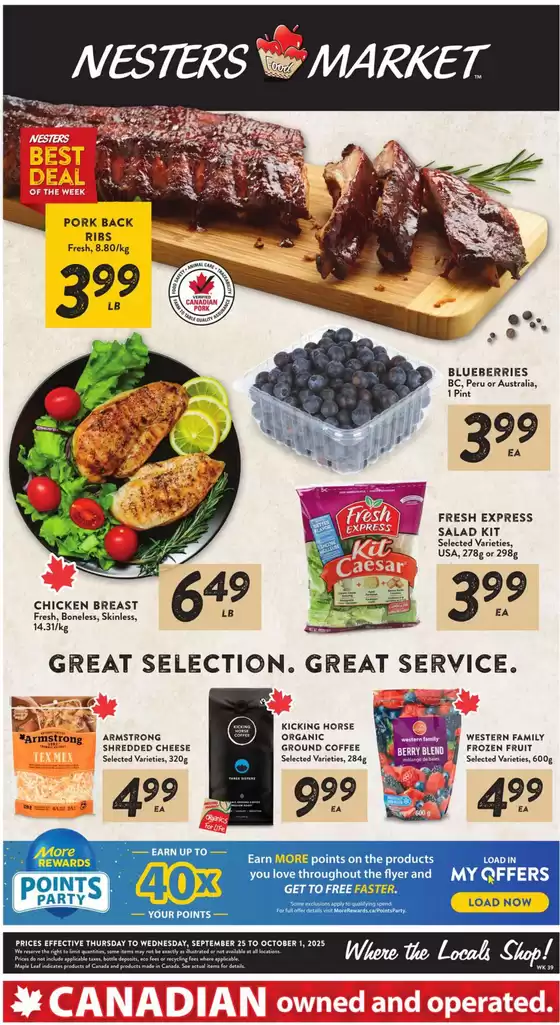 Nesters Market catalogue in Bradford West Gwillimbury | Best deals of the week  | 2025-09-25T00:00:00.000Z - 2025-10-01T00:00:00.000Z