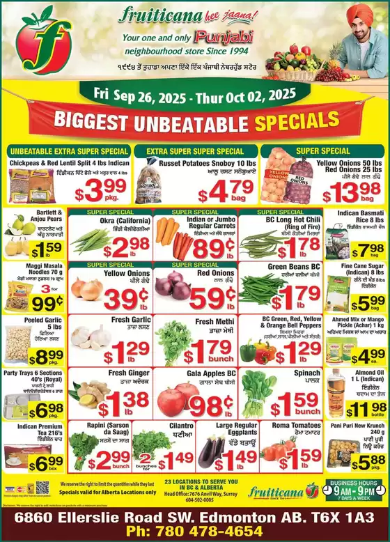 Fruiticana catalogue in Medicine Hat | Our best deals for you | 2025-09-27T00:00:00.000Z - 2025-10-11T00:00:00.000Z