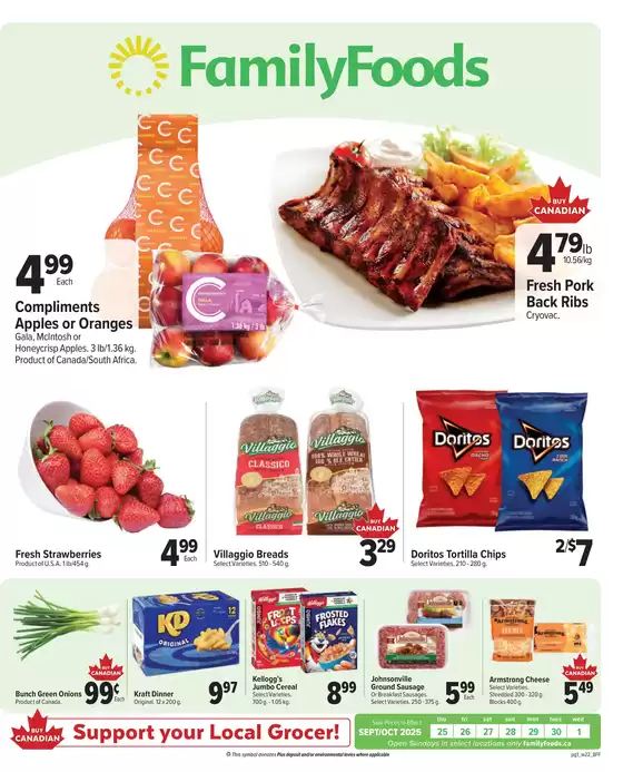 Family Foods catalogue in Niagara Falls | Offers for bargain hunters | 2025-09-28T00:00:00.000Z - 2025-10-12T00:00:00.000Z