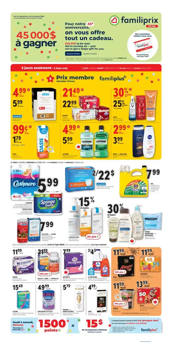 Familiprix catalogue in Hubbards | Current deals and offers | 2025-10-02T00:00:00.000Z - 2025-10-08T00:00:00.000Z
