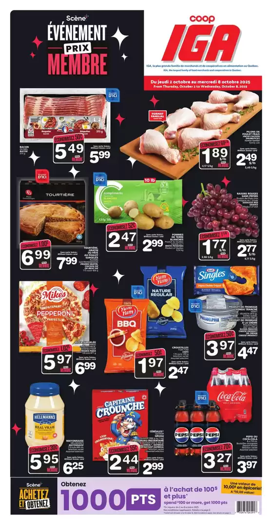 IGA Extra catalogue in Hubbards | Discounts and promotions | 2025-10-02T00:00:00.000Z - 2025-10-08T00:00:00.000Z