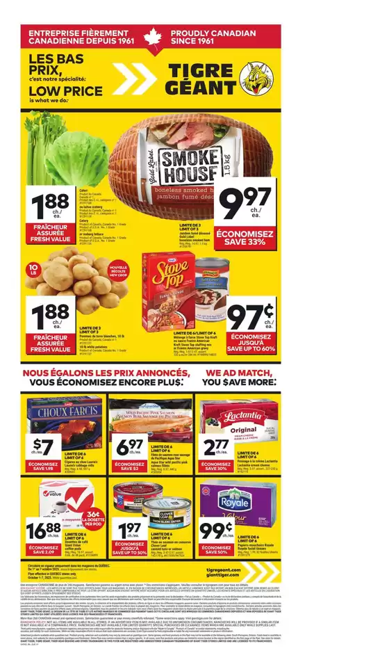 Giant Tiger catalogue in Lethbridge | Current special promotions | 2025-10-01T00:00:00.000Z - 2025-10-07T00:00:00.000Z