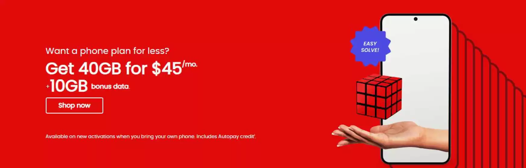 Virgin Mobile catalogue in Parksville | Get 40GB for $45/mo.per month + 10GB bonus data . | 2025-09-30T00:00:00.000Z - 2025-10-14T00:00:00.000Z