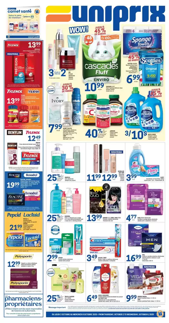 Uniprix Weekly ad