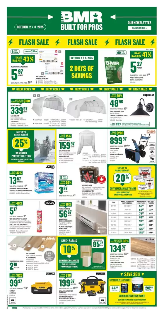 BMR catalogue in Red Deer | Our best deals for you | 2025-10-02T00:00:00.000Z - 2025-10-08T00:00:00.000Z