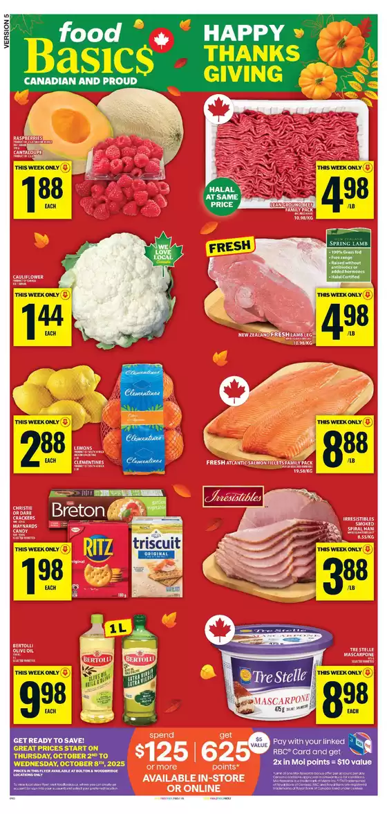 Food Basics catalogue in Moose Jaw | Our best offers for you | 2025-10-02T00:00:00.000Z - 2025-10-08T00:00:00.000Z