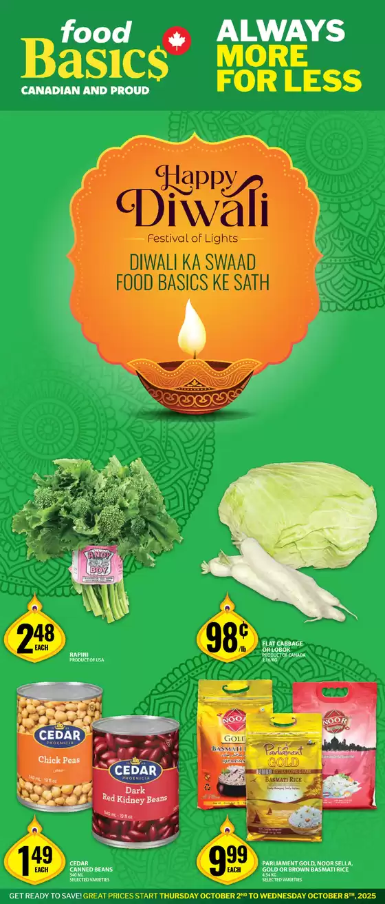 Food Basics catalogue in Moose Jaw | Discover attractive offers | 2025-10-02T00:00:00.000Z - 2025-10-08T00:00:00.000Z