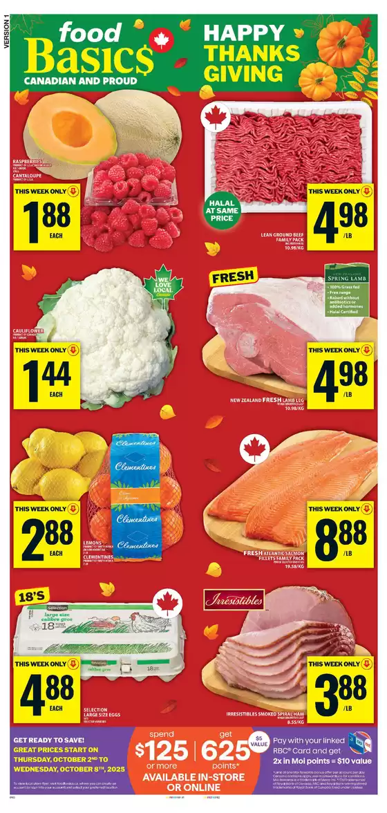 Food Basics catalogue in Moose Jaw | New offers to discover | 2025-10-02T00:00:00.000Z - 2025-10-08T00:00:00.000Z
