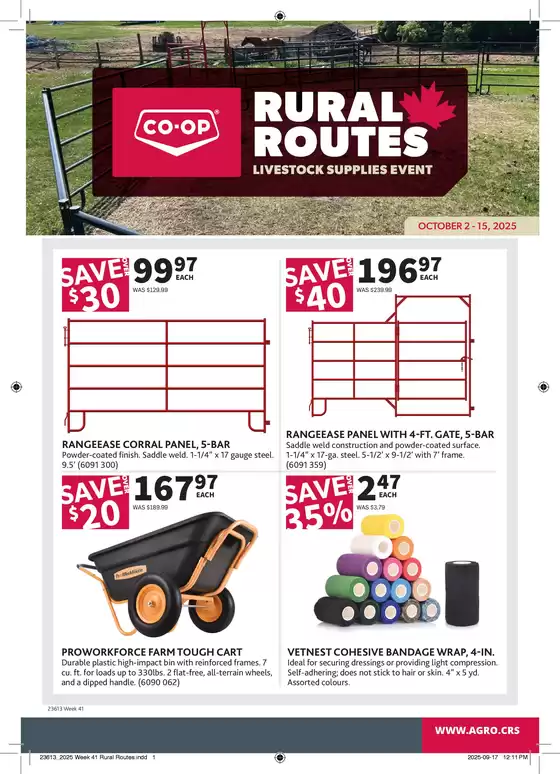 Co-op Agro catalogue in Red Deer | Discounts and promotions | 2025-10-02T00:00:00.000Z - 2025-10-15T00:00:00.000Z
