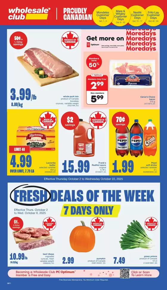 Wholesale Club Weekly ad