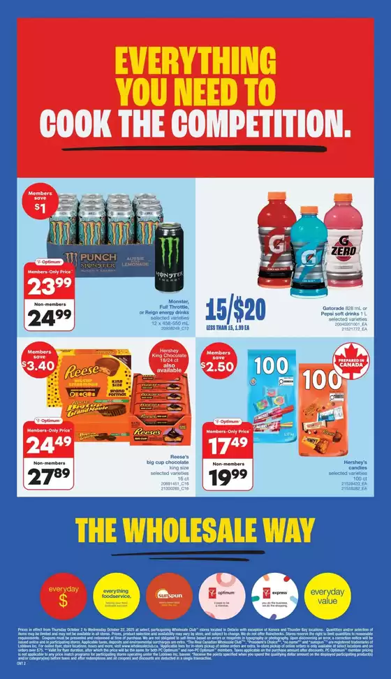 Wholesale Club Weekly ad