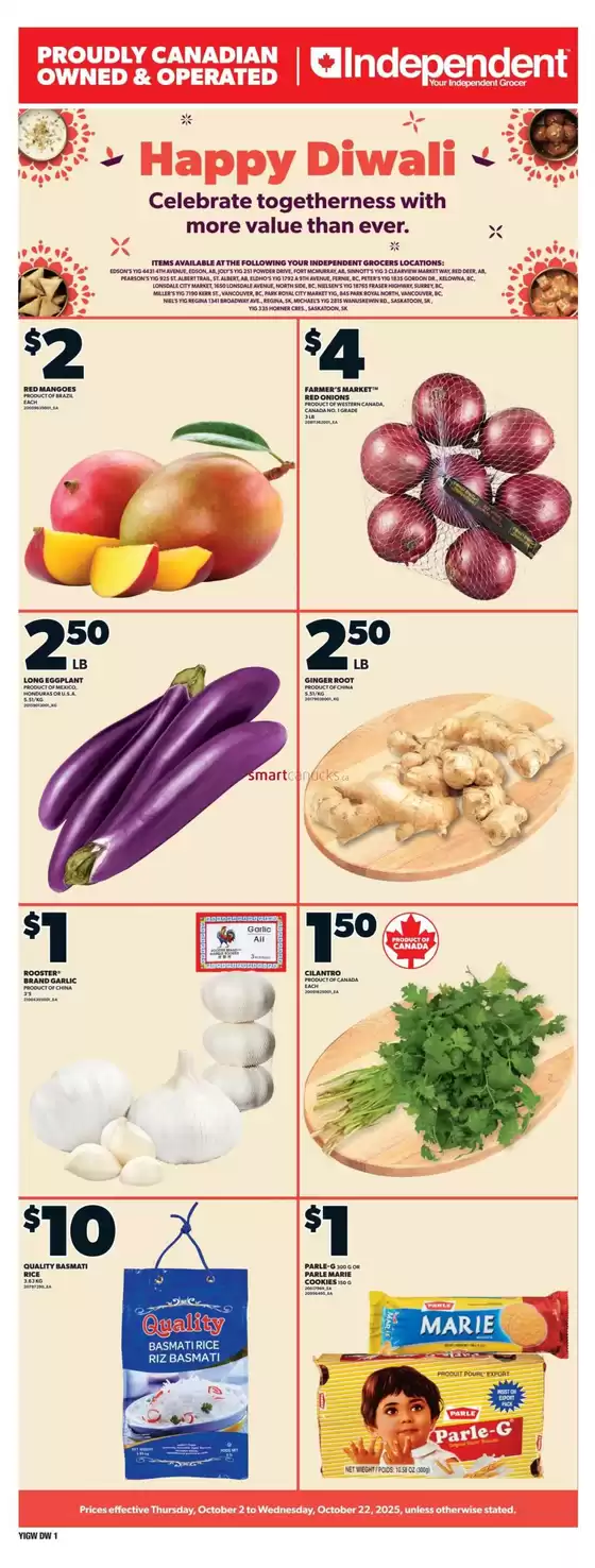 Independent Grocer weeky flyer